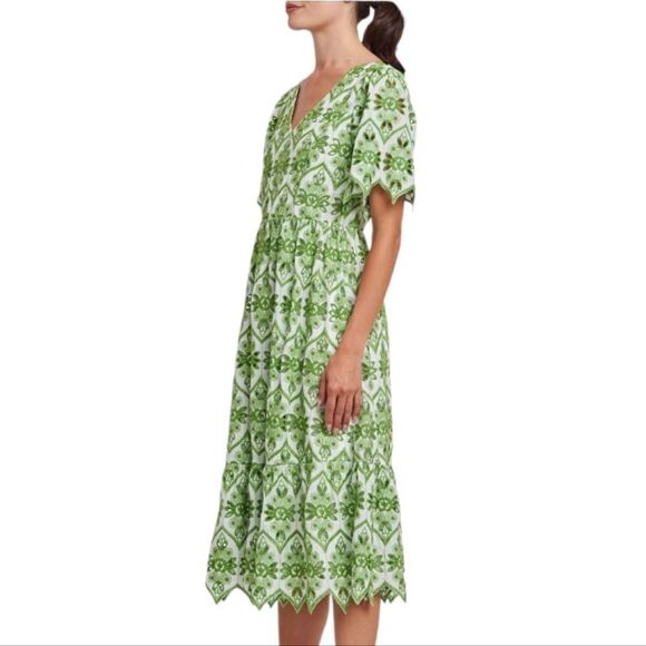 Cate Embroidered Midi Dress - Picture 3 of 10